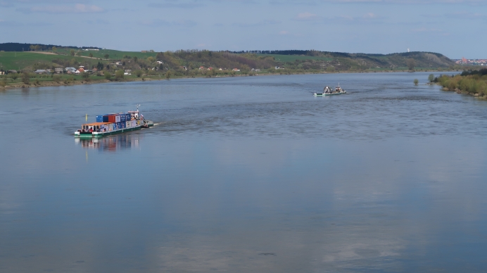 EMMA pilot cruise in river Vistula